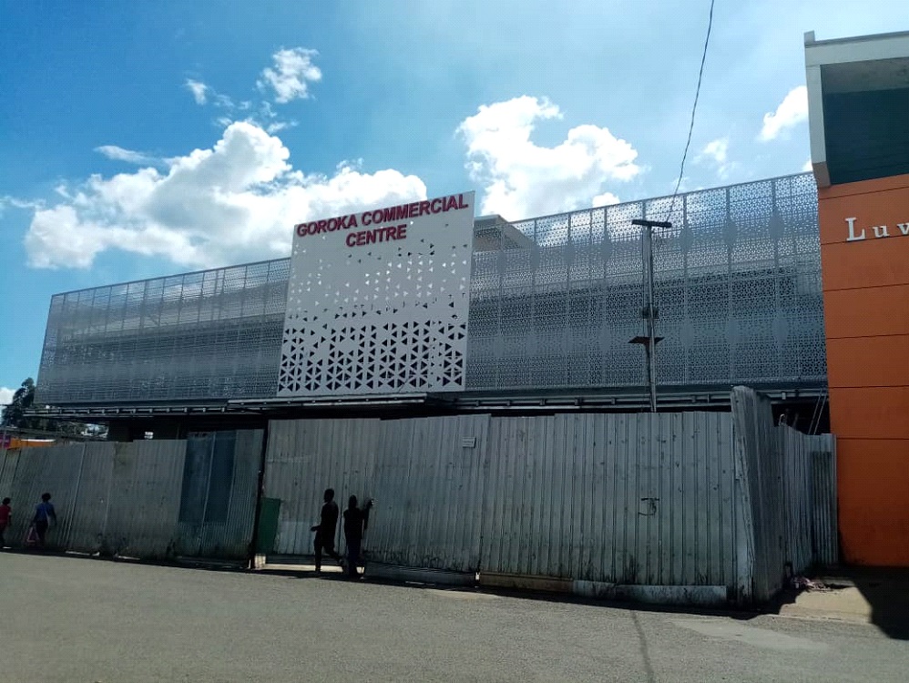 Design, Documentation, Tender Documentation Preparation and Coordination of Statutory Approval for the K17million Goroka Commercial Centre Project, 2022. For Ventures PNG Ltd. Project completed and opened in August 15, 2024